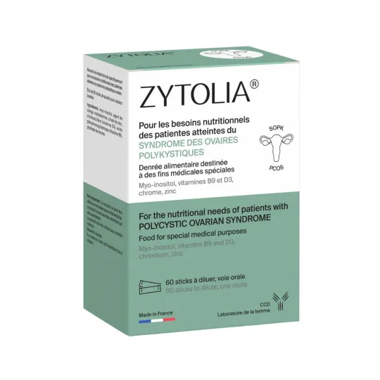 CCD Zytolia Syndrome Ovaires Polykystiques 60 Sticks CCD Zytolia Syndrome Ovaires Polykystiques 60 Sticks