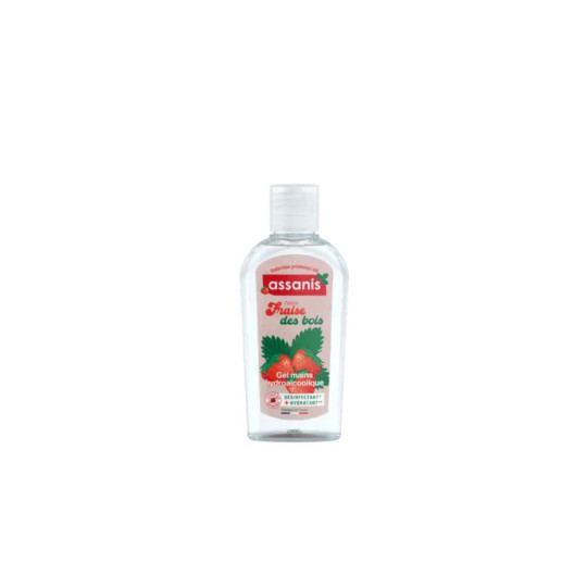 Assanis Gel Mains Hydroalcoolique Fraise des bois 80 ml Assanis Gel Mains Hydroalcoolique Fraise des bois 80 ml