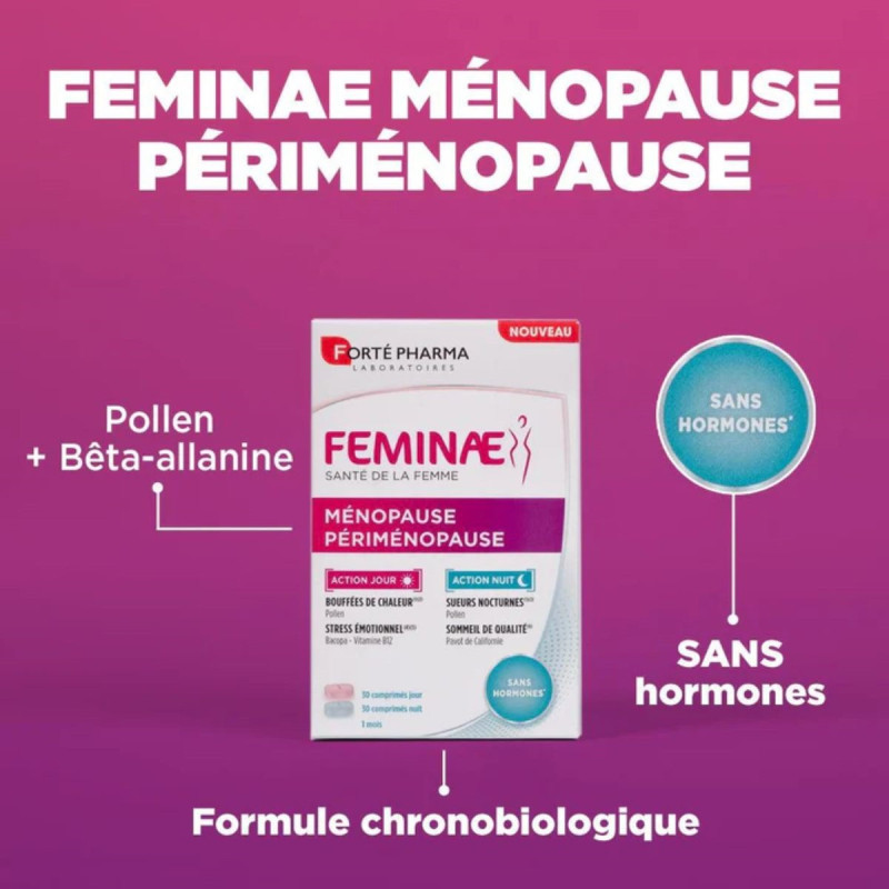 Forté Pharma Feminae Ménopause Périménopause Forté Pharma Feminae Ménopause Périménopause