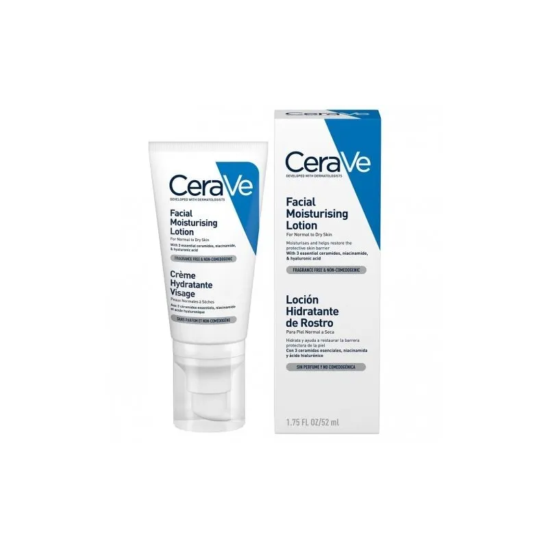 Cerave Crème Hydratante Peaux Normales à Sèches 52ml Cerave Crème Hydratante Peaux Normales à Sèches 52ml