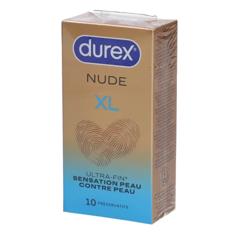 Durex Nude XL Préservatifs Large