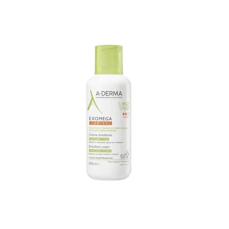 A-Derma Exomega Control Crème Emolliente Anti-grattage Riche 400ml