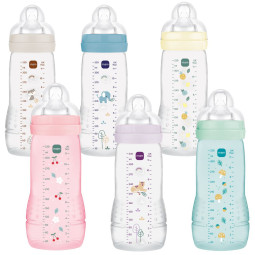 Mam Biberon Easy Start 6+ mois 6 couleurs