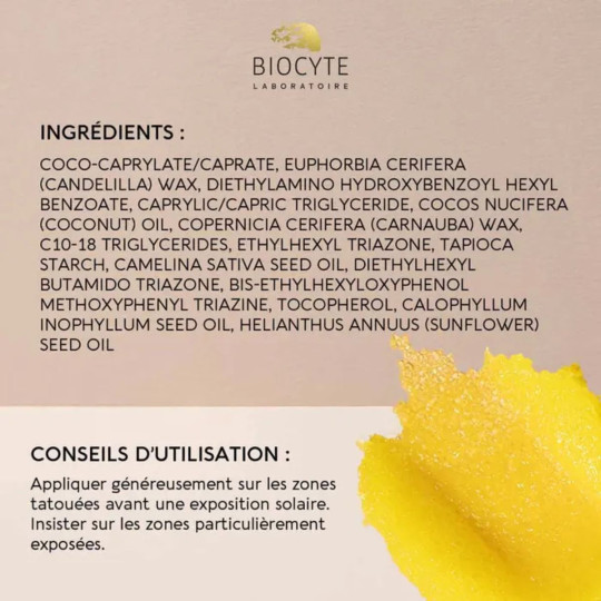 Biocyte Tattoo Derm Stick Solaire SPF 50 Biocyte Tattoo Derm Stick Solaire SPF 50