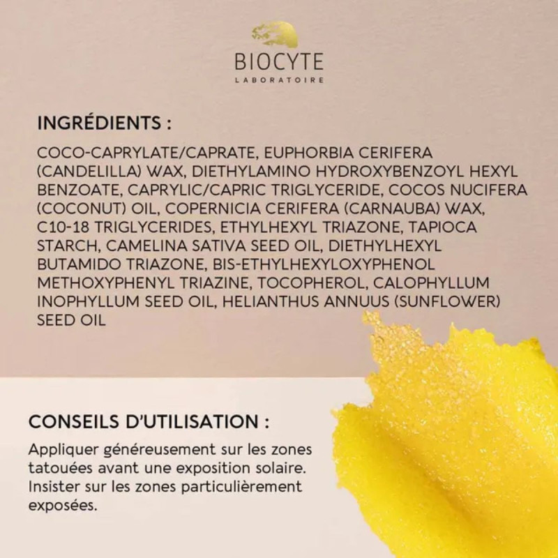 Biocyte Tattoo Derm Stick Solaire SPF 50 Biocyte Tattoo Derm Stick Solaire SPF 50