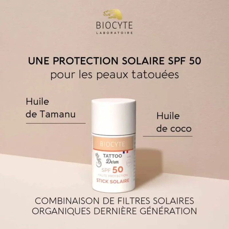 Biocyte Tattoo Derm Stick Solaire SPF 50 Biocyte Tattoo Derm Stick Solaire SPF 50