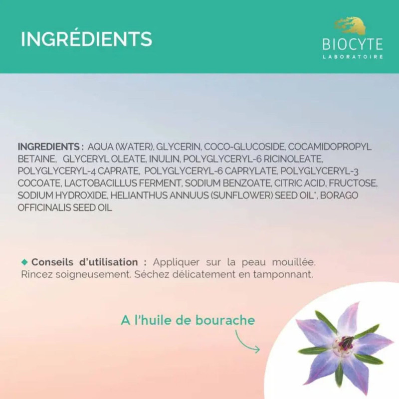 Biocyte Tattoo Derm Gel lavant après tatouage Biocyte Tattoo Derm Gel lavant après tatouage