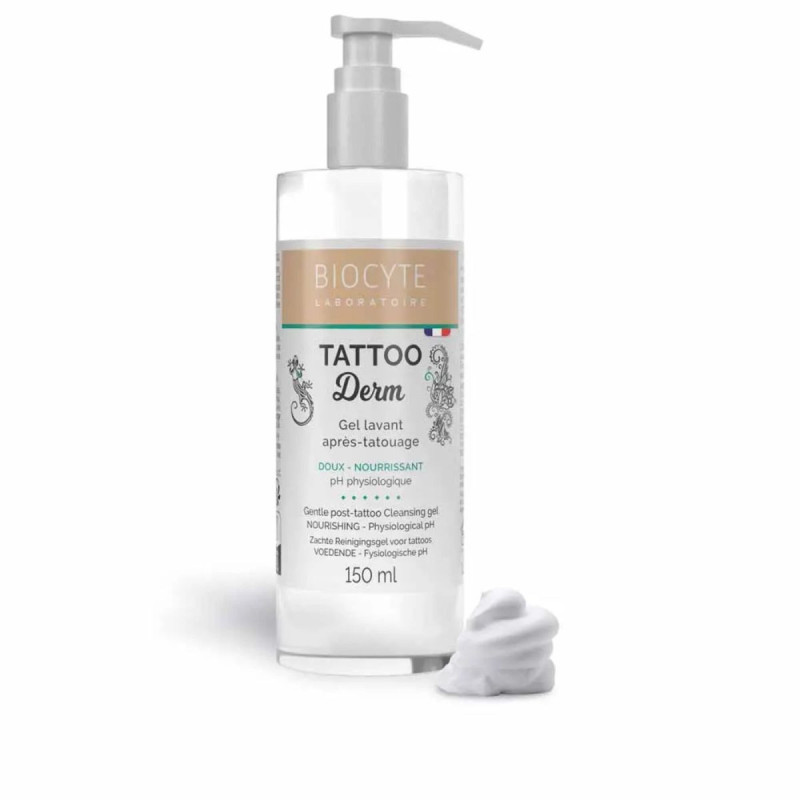 Biocyte Tattoo Derm Gel lavant après tatouage Biocyte Tattoo Derm Gel lavant après tatouage