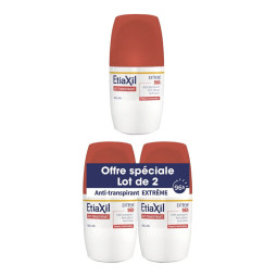 Etiaxil Anti-transpirant Extrême 96h Roll-On unitaire et duo