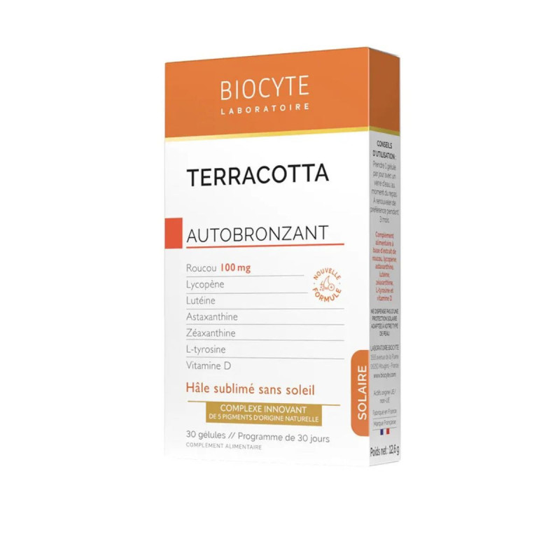 Biocyte Terracotta Autobronzant Gélules x30