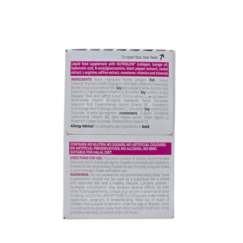 Gold Collagen Pure Plus Flacons Gold Collagen Pure Plus Flacons