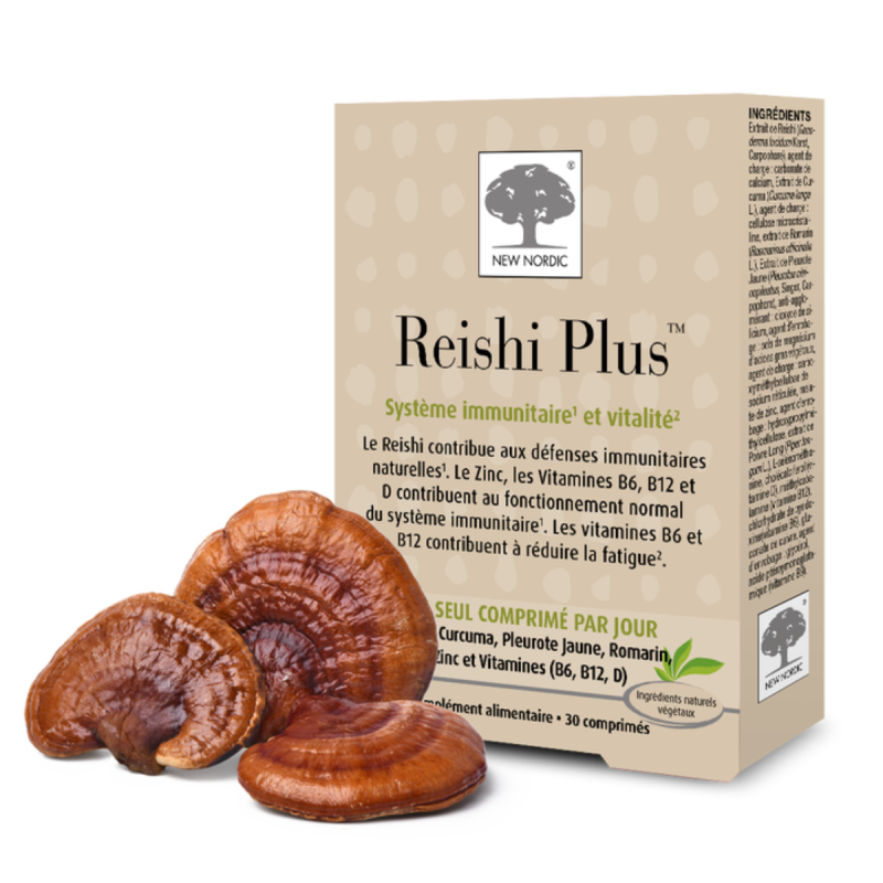 New Nordic Reishi Plus Immunité et Vitalité