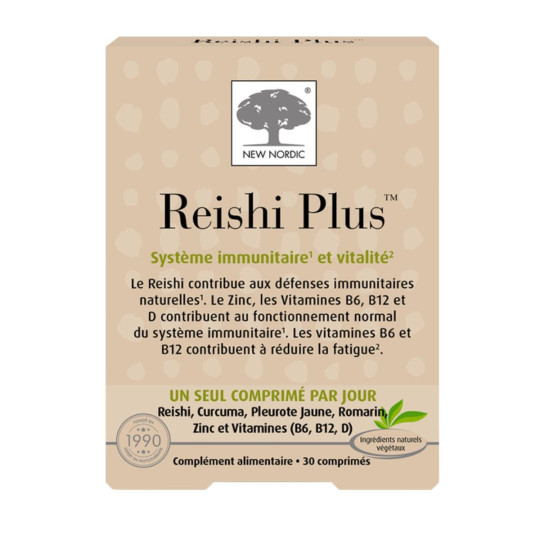 New Nordic Reishi Plus Immunité et Vitalité