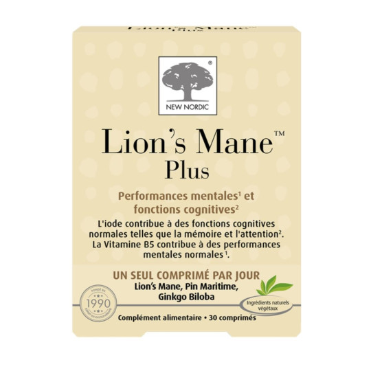 New Nordic Lion's Mane Plus Performance Mentales Cognitives