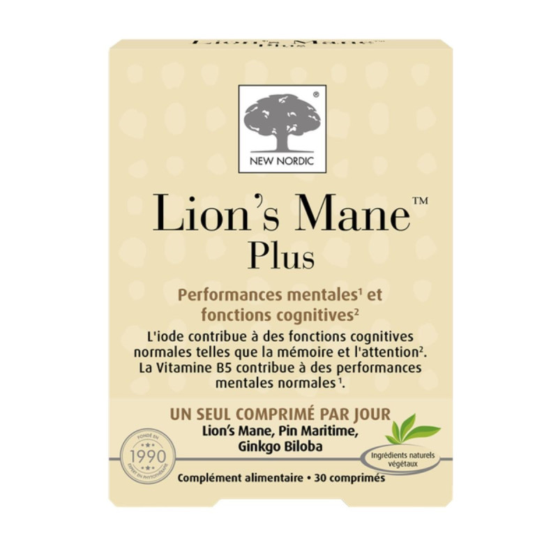 New Nordic Lion's Mane Plus Performance Mentales Cognitives
