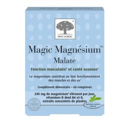 New Nordic Magic Magnésium Malate Muscles Santé Osseuse
