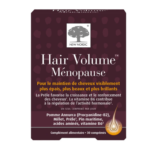 New Nordic Hair Volume Ménopause – Force et volume des cheveux