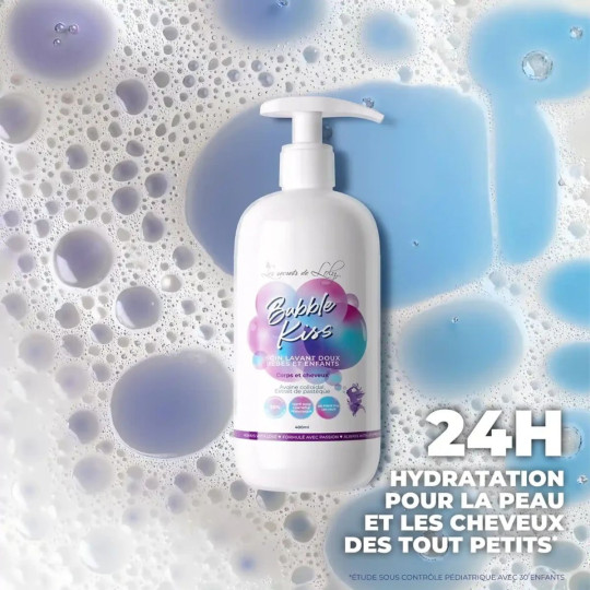 Les Secrets de Loly Bubble Kiss Lavant Doux Bébés Enfants