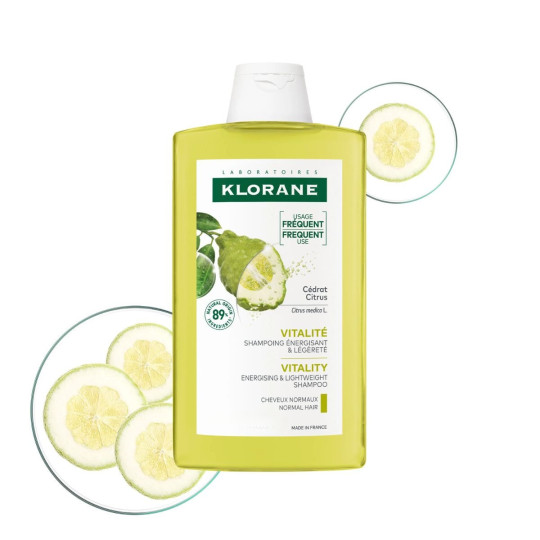 Klorane Cédrat Shampooing Vitalité Energisant & Légèreté