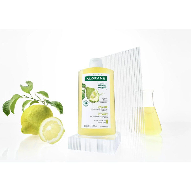 Klorane Cédrat Shampooing Vitalité Energisant & Légèreté