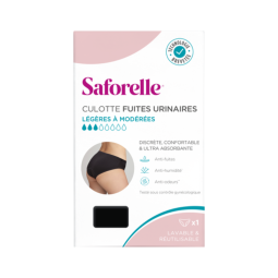 Culotte Fuites Urinaires Saforelle | Discrète & Réutilisable