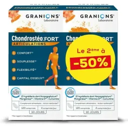 Chondrosteo Fort Articulations 2X120 comprimés La 2ème Boîte à -50%