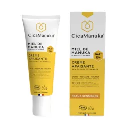 CicaManuka Crème Apaisante Miel de Manuka IAA15+ Bio 40ml