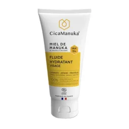 CicaManuka Fluide Hydratant VIsage Miel de Manuka IAA 15+ 50ml