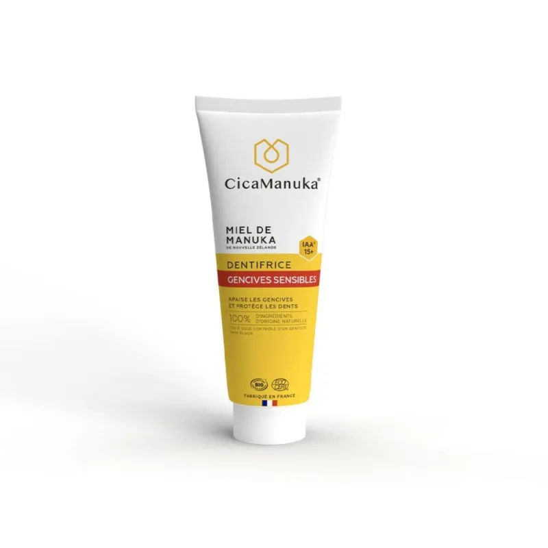 CicaManuka Miel de Manuka Dentifriçce Gencives Sensibles Bio 75ml CicaManuka Miel de Manuka Dentifriçce Gencives Sensibles Bio 75ml