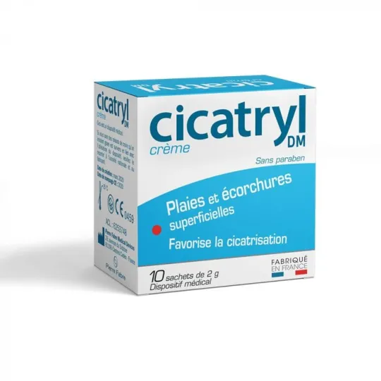 Cicatryl Crème Plaies et Ecorchures 10 Sachets de 2g Cicatryl Crème Plaies et Ecorchures 10 Sachets de 2g