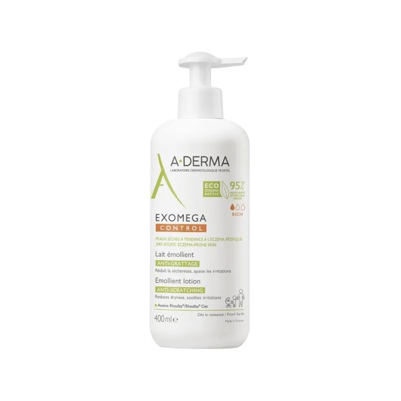 A-Derma Exomega Control Lait Emollient 400ml