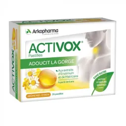 Activox Miel Citron Pastilles