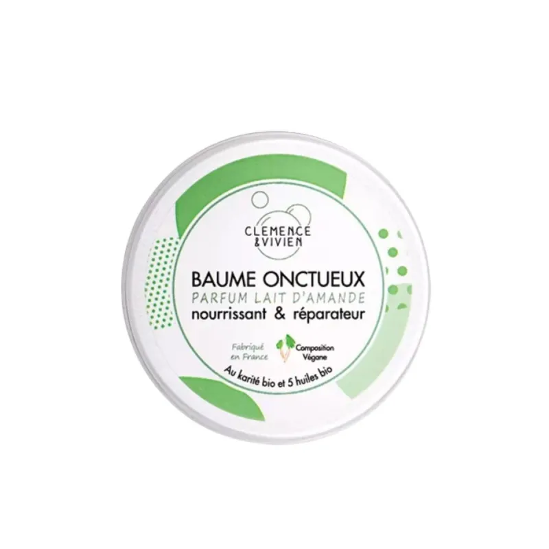 Clémence & Vivien Baume Onctueux Lait D'Amande Nourrissant & Réparateur Bio Vegan 50ml Clémence & Vivien Baume Onctueux Lait D'Amande Nourrissant & Réparateur Bio Vegan 50ml
