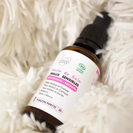 Clémence & Vivien Huile De Soin Peaux Sensibles 30ml Clémence & Vivien Huile De Soin Peaux Sensibles 30ml