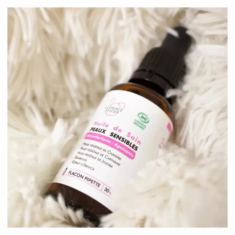 Clémence & Vivien Huile De Soin Peaux Sensibles 30ml Clémence & Vivien Huile De Soin Peaux Sensibles 30ml