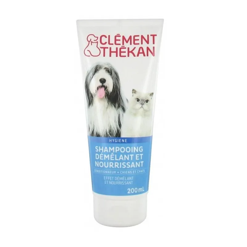 Clément Thékan Shampooing Démêlant Chien et Chat 200ml