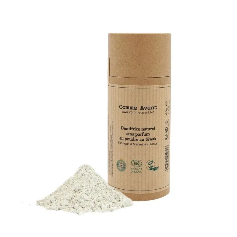Comme Avant Dentifrice Naturel en Poudre Bio&Vegan 45g
