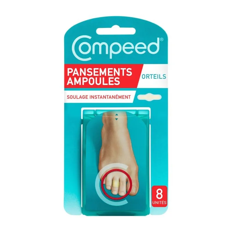 Compeed Ampoules aux Orteils 8 Pansements Compeed Ampoules aux Orteils 8 Pansements