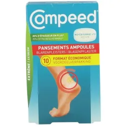Compeed Ampoules Extrêmes Talon 10 Pansements