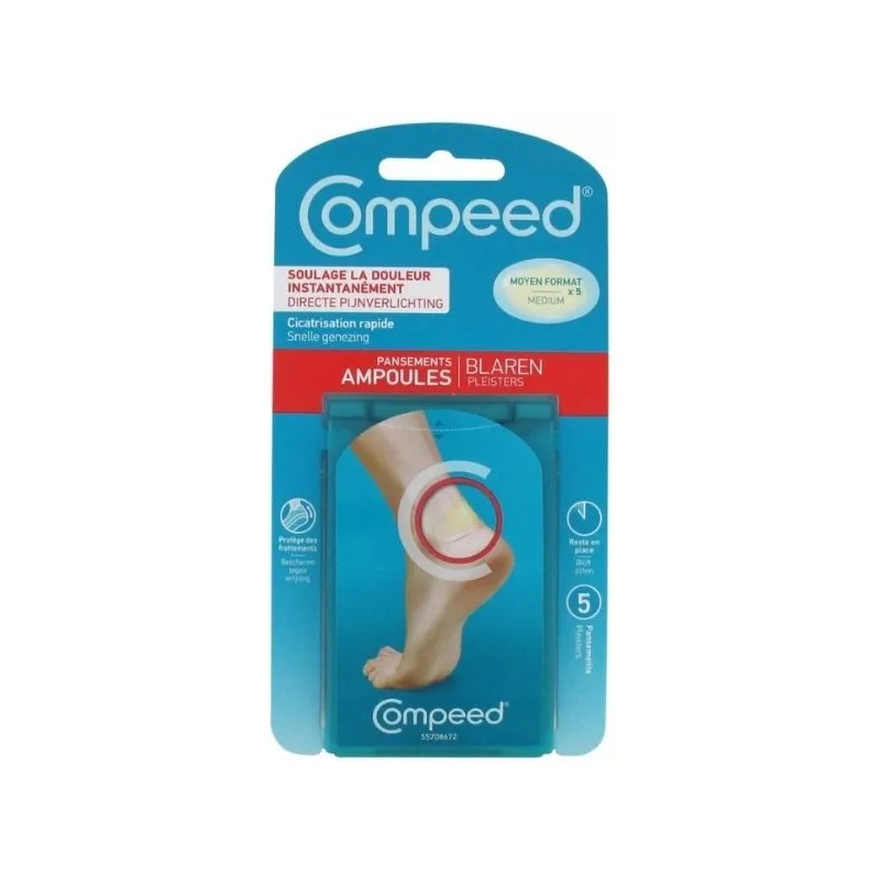 Compeed Ampoules Moyen Format Bte de 5 Compeed Ampoules Moyen Format Bte de 5