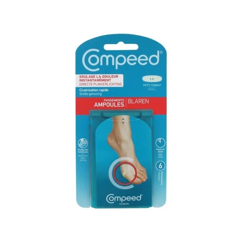 Compeed Ampoules Petit Format Bte de 6 Compeed Ampoules Petit Format Bte de 6