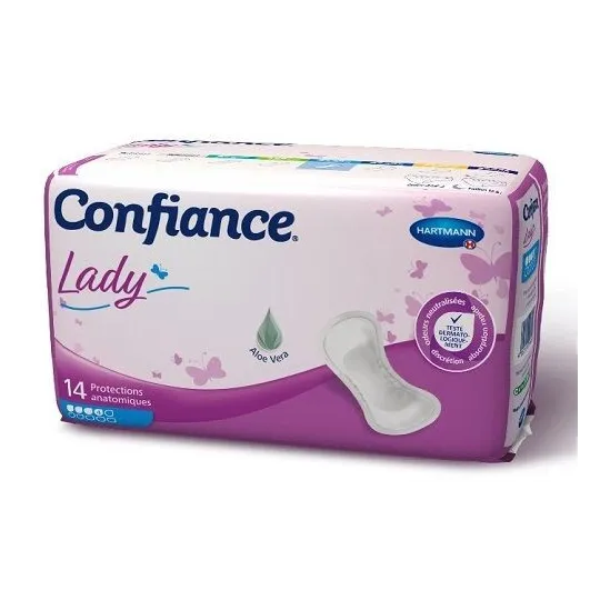Confiance Lady Protections Anatomiques 4 Gouttes X14 Confiance Lady Protections Anatomiques 4 Gouttes X14