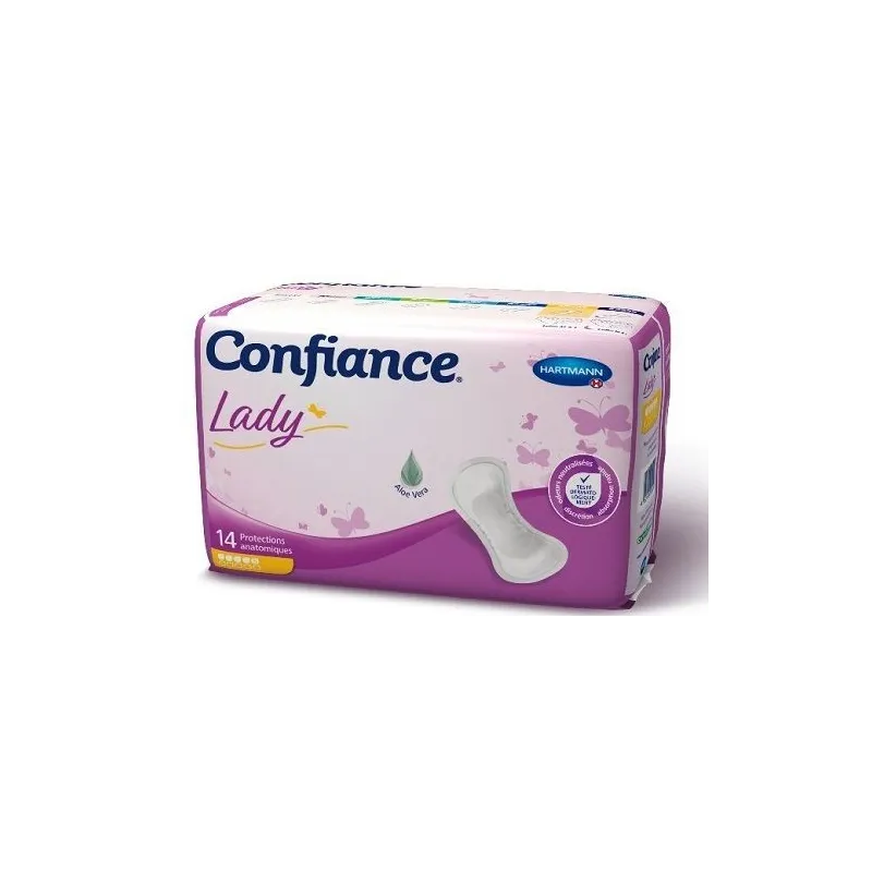 Confiance Lady Protections Anatomiques 5 Gouttes X14 Confiance Lady Protections Anatomiques 5 Gouttes X14