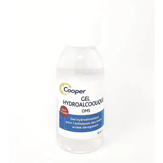 Cooper Gel Hydroalcoolique OMS sans Rinçage 90ml Cooper Gel Hydroalcoolique OMS sans Rinçage 90ml