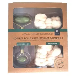 Cosmetic Club Coffret Rouleau Massage & Bandeau