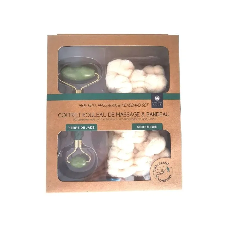 Cosmetic Club Coffret Rouleau Massage & Bandeau Cosmetic Club Coffret Rouleau Massage & Bandeau