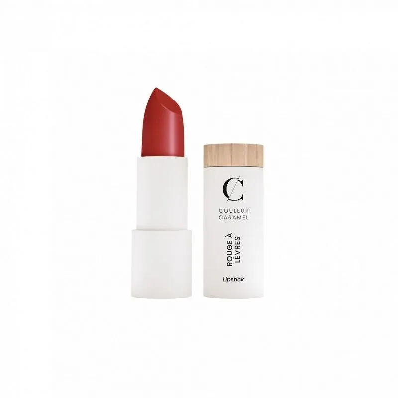 Couleur Caramel Tous les Rouges à Lèvres Bio Mat 3.5g-120. Rouge sombre