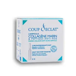 Coup d'Eclat Collagène Marin Concentré Energétique Anti-Age 12 Ampoules
