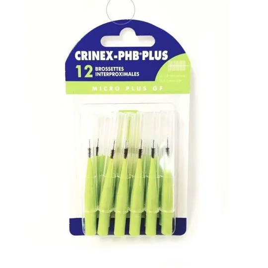 Crinex PHB Plus 12 Brossettes Interdentaires Micro Plus GF 2.4mm 0.5mm