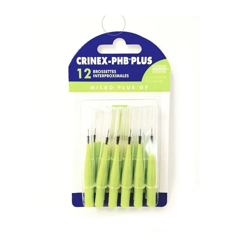 Crinex PHB Plus 12 Brossettes Interdentaires Micro Plus GF 2.4mm 0.5mm